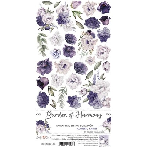 GARDEN OF HARMONY - FLOWERS - 6 x 12 - 1/2 sady